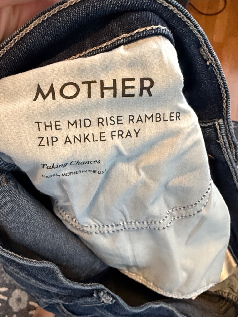 Mother Rambler Zip Jean - Picture 4 of 6